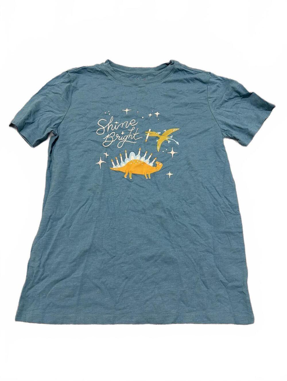 Cat & Jack Boys Blue Dinosaur Graphic Tee XXL